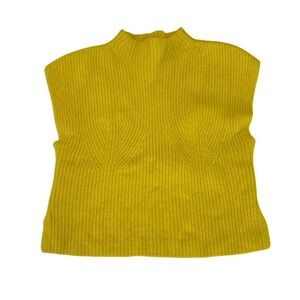 Anthropologie Yellow Short Sleeve Top